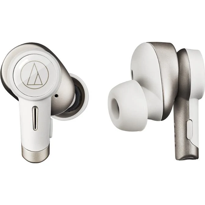 Écouteurs boutons sans fil BT à réduction de bruit, Audio-Technica TWX9MK2- WH -Blanc