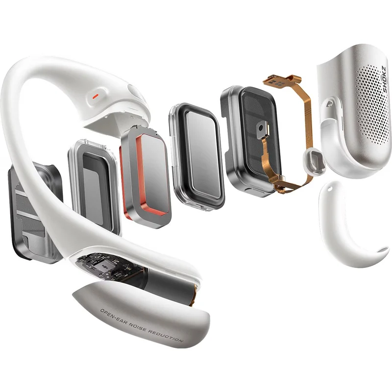 Casque Sport BT à conduction osseuse sans fil OpenFit Pro, Shokz T010-ST-WH - Blanc