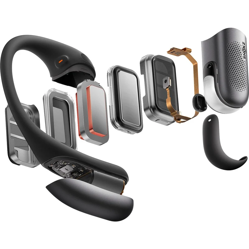 Casque Sport BT à conduction osseuse sans fil OpenFit Pro, Shokz T010-ST-BK - Noir