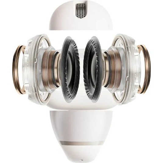 Casque BT à conduction osseuse sans fil OpenDots 2 , Shokz E320-ST - Blanc