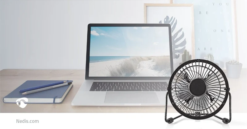 Tafelventilator USB Gevoed - Diameter: 100 mm - 3W