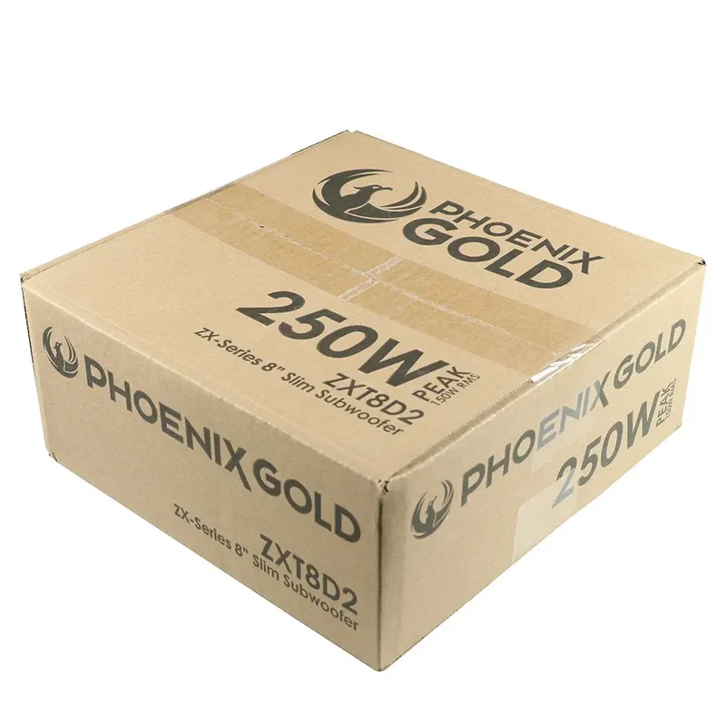 PHOENIX GOLD ZXT8D2 – Subwoofer slim 8" double bobine 250W Max
