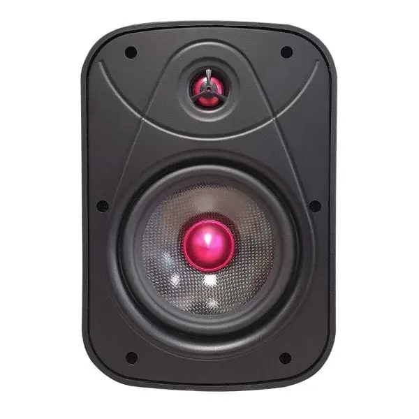 ENCEINTE MURALE 250W EN 2 VOIES BASS-RÉFLEX NOIRE