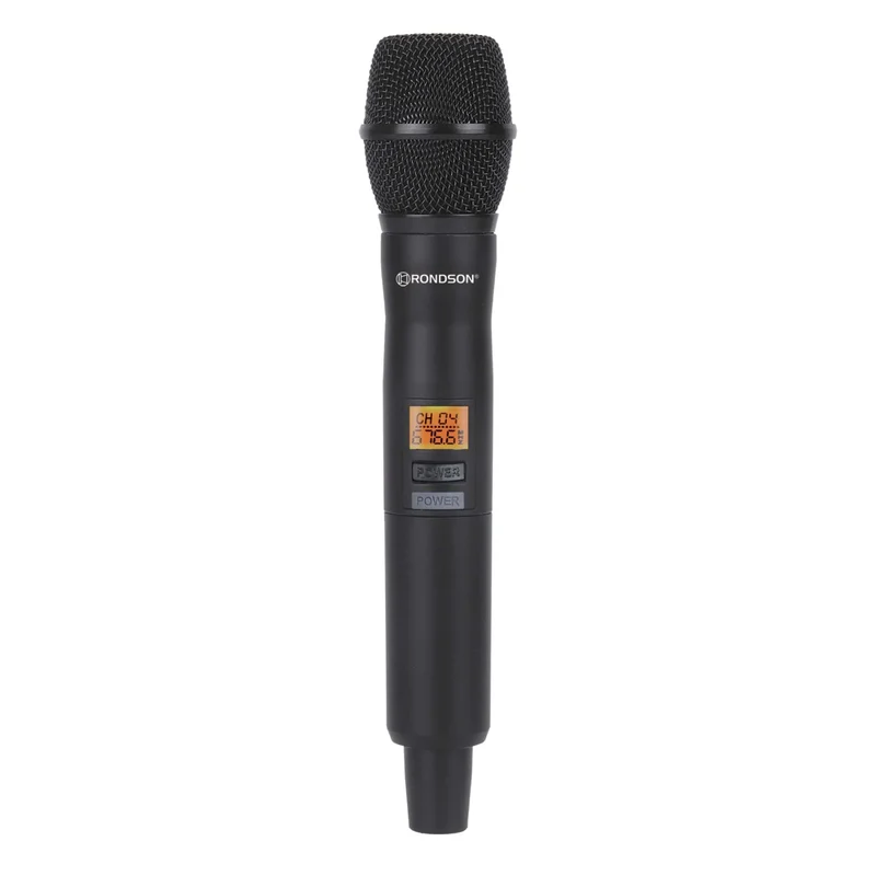 ENSEMBLE RÉCEPTEUR UHF AVEC 4 MICROPHONES MAIN