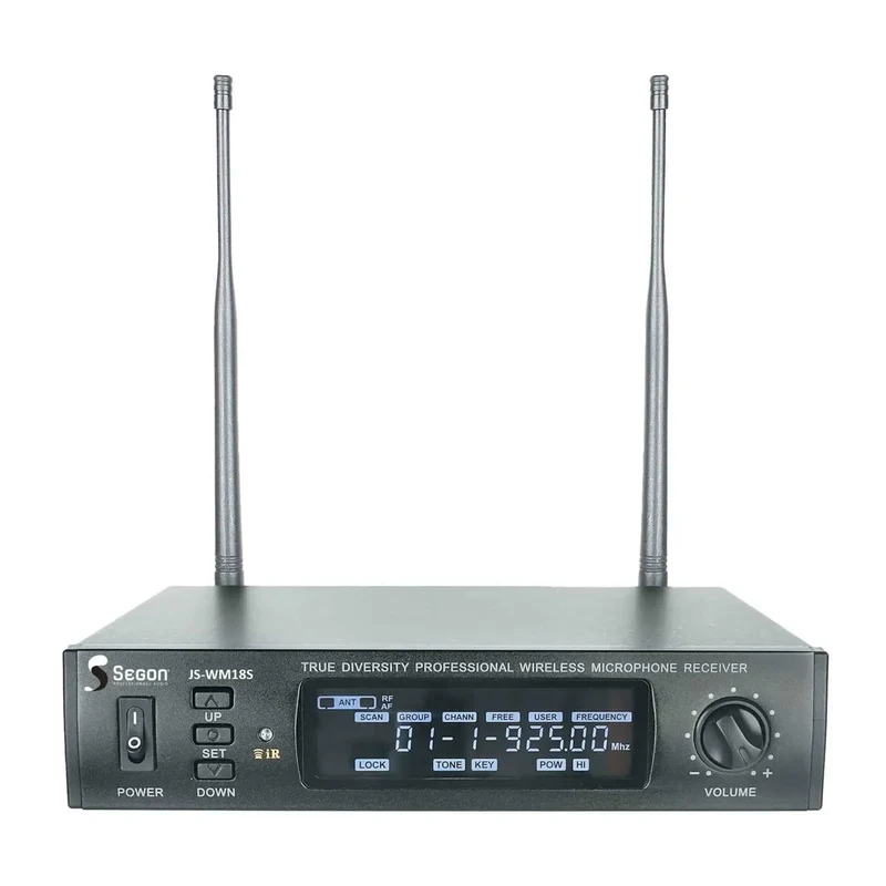 ENSEMBLE UHF AVEC MICROPHONE MAIN ET BOITIER RÉCEPTEUR
