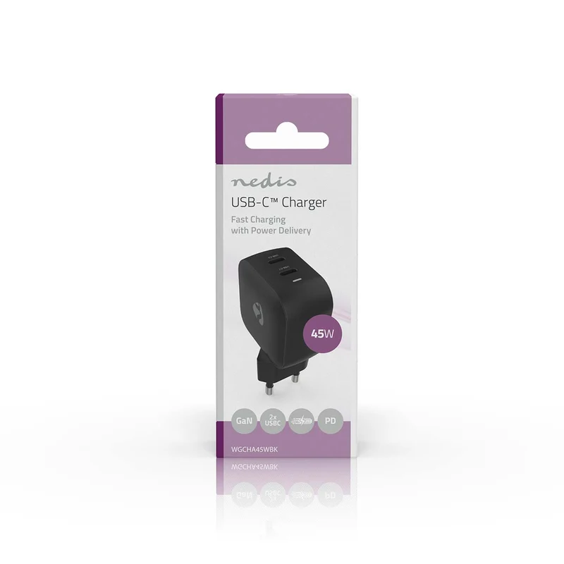 Oplader 45W - GaN - PD3.0