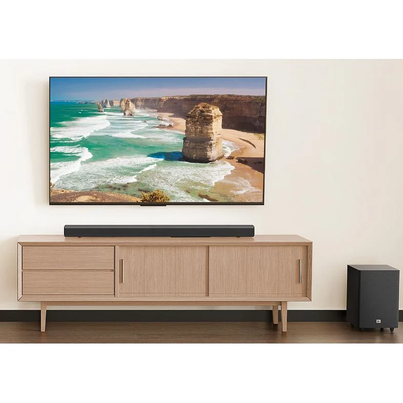 Barre de son 3.1 avec caisson de grave sans fil 250W, JBL SB550 - Noir