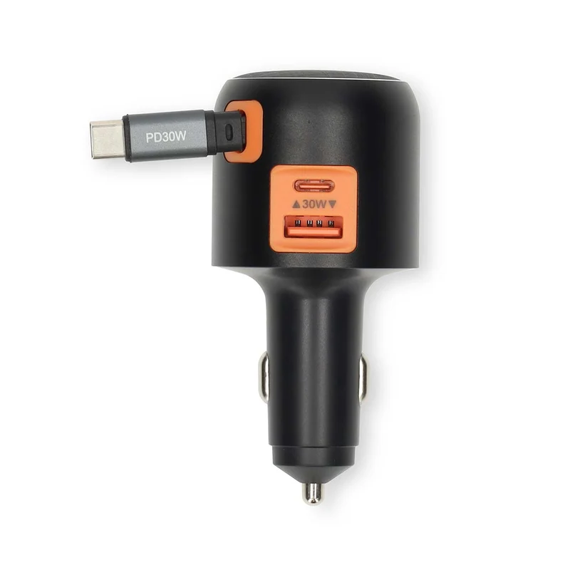 Autolader 60W - 2.4 / 3.0A - Outputs: 3