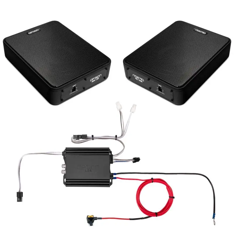 OPTION SET-365 – Kit Subwoofer avec amplificateur pour Nissan Qashqai J11 Plug & Play