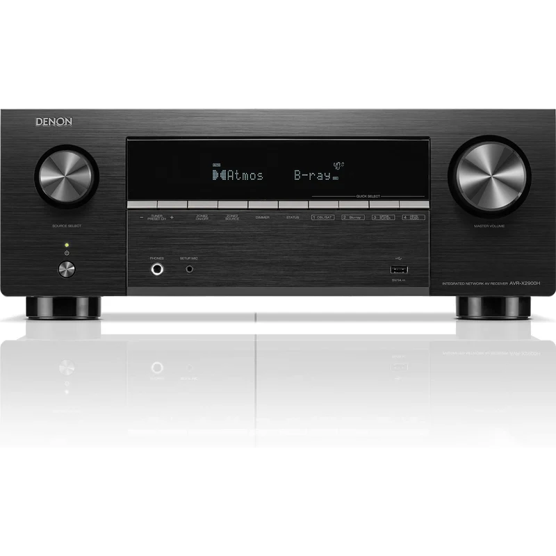 Récepteur AV 8K 7.2 canaux, Denon AVR-X2900H