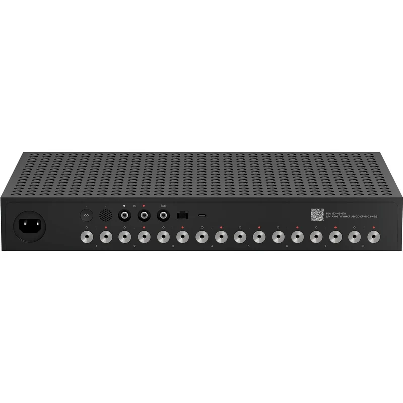 Amplificateur polyvalent numérique 8 canaux Wi-Fi, Sonos AMLTIUS1BLK- Noir
