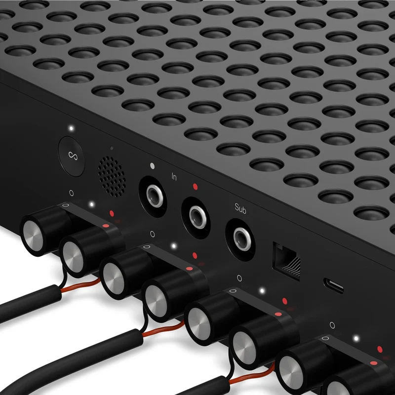 Amplificateur polyvalent numérique 8 canaux Wi-Fi, Sonos AMLTIUS1BLK- Noir