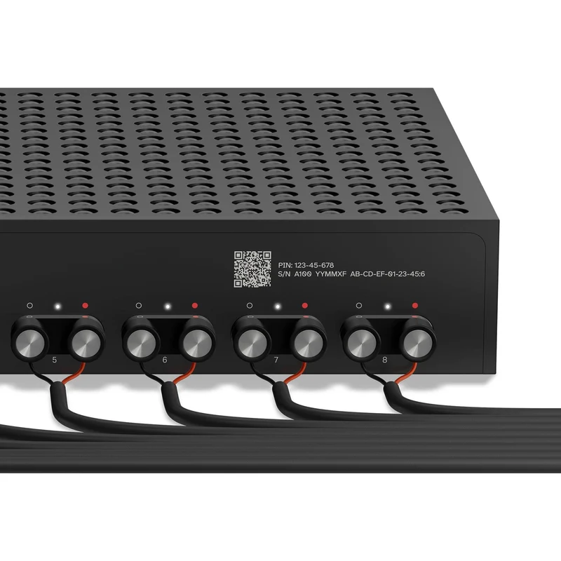 Amplificateur polyvalent numérique 8 canaux Wi-Fi, Sonos AMLTIUS1BLK- Noir