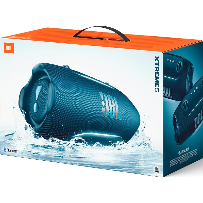 Enceinte portable sans fil 50W Bluetooth étanche à l'eau, JBL Xtreme5 - Bleu