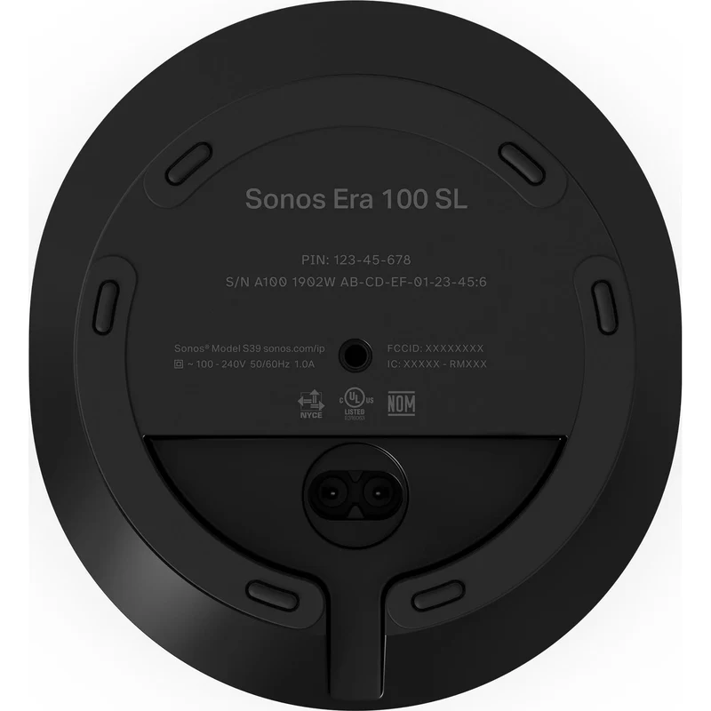 Enceinte multipièces sans fil (pas de contrôle par la voix) Wi-Fi, Sonos Era 100SL - Noir