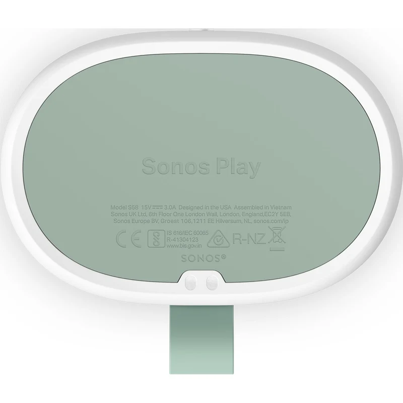 Enceinte portable à commande Vocale, WiFi, Bluetooth, résistant à l'eau, Sonos PLAYPUS1 - Blanc