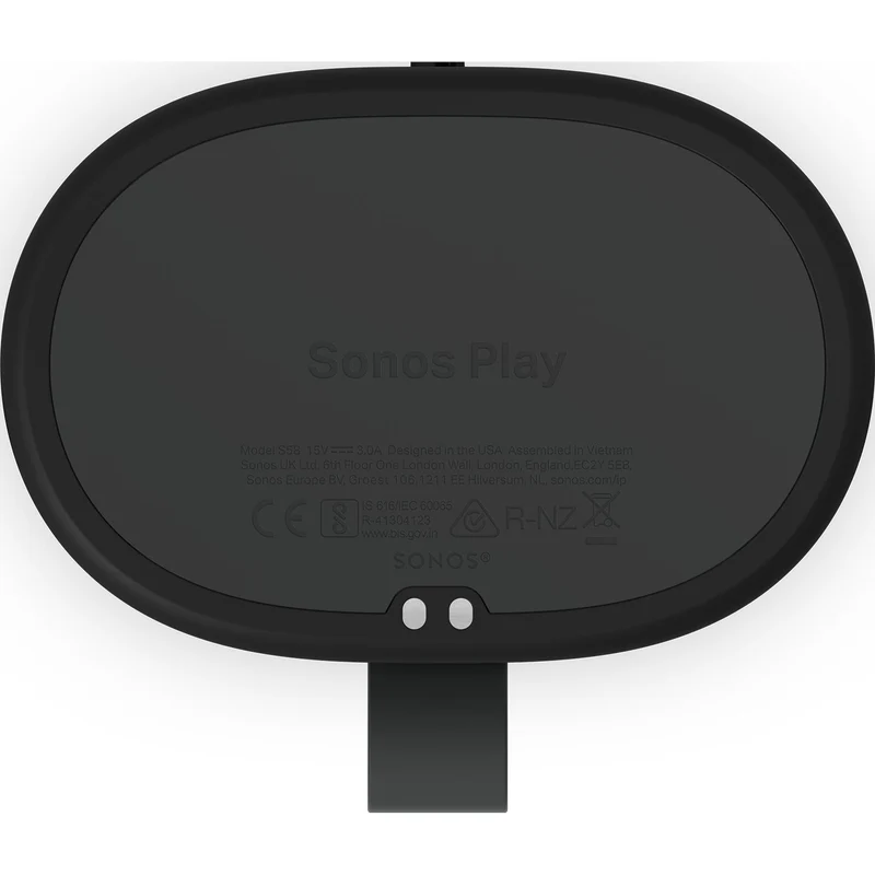 Enceinte portable à commande Vocale, WiFi, Bluetooth, résistant à l'eau, Sonos PLAYPUS1 - Noir