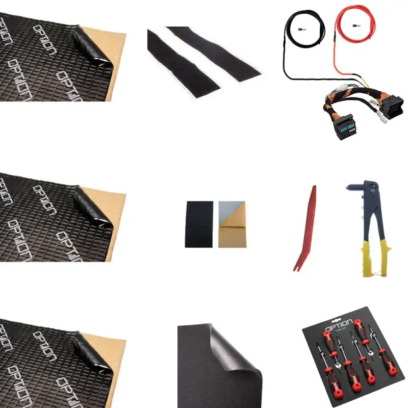 OPTION SET-360 – Kit haut-parleurs avant avec amplification et isolation pour VW Caddy V V1