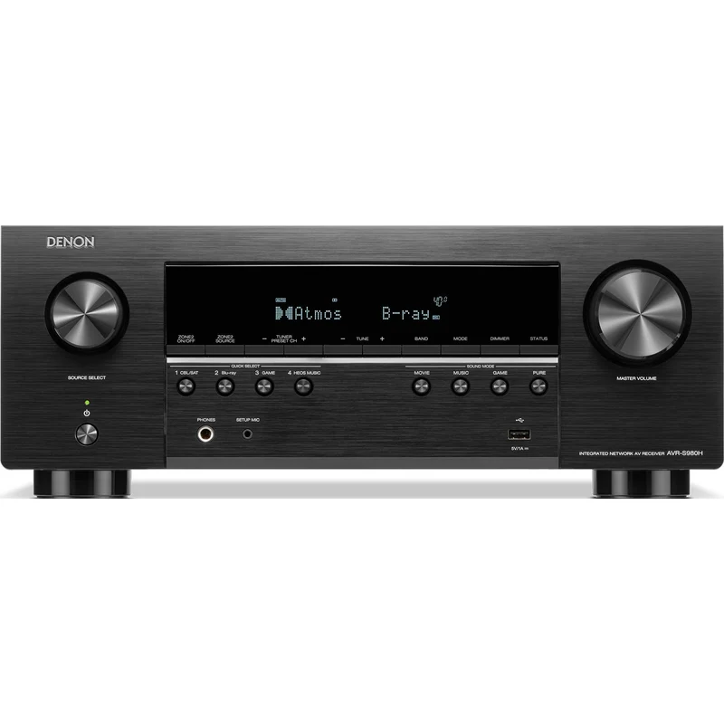 Récepteur AV 7.2 canaux, Denon AVR-S980H