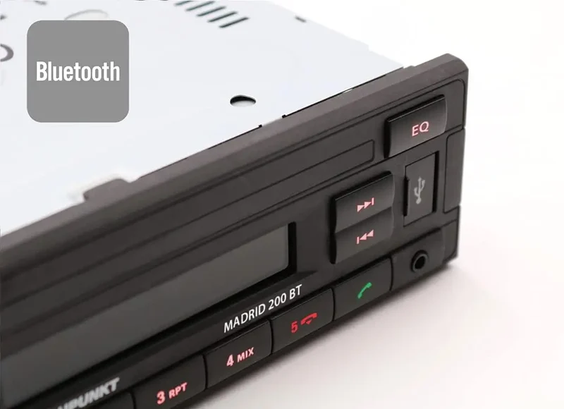 BLAUPUNKT MADRID 200 BT – Autoradio 1 DIN Bluetooth USB 4x40W