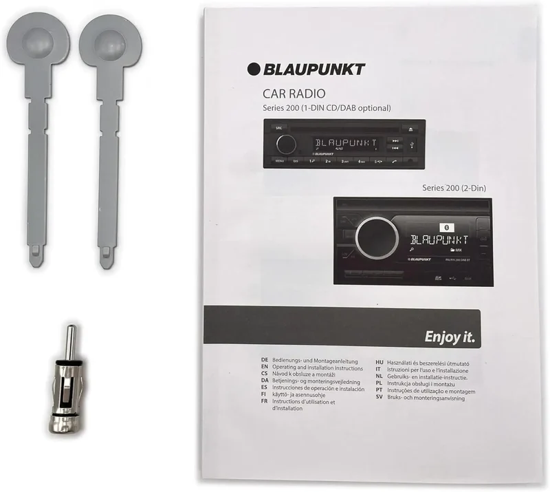 BLAUPUNKT MADRID 200 BT – Autoradio 1 DIN Bluetooth USB 4x40W