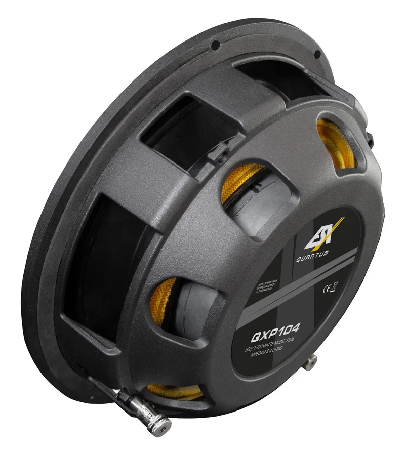 ESX QXP104 – Subwoofer 25 cm (10”) ultra-plat avec protection