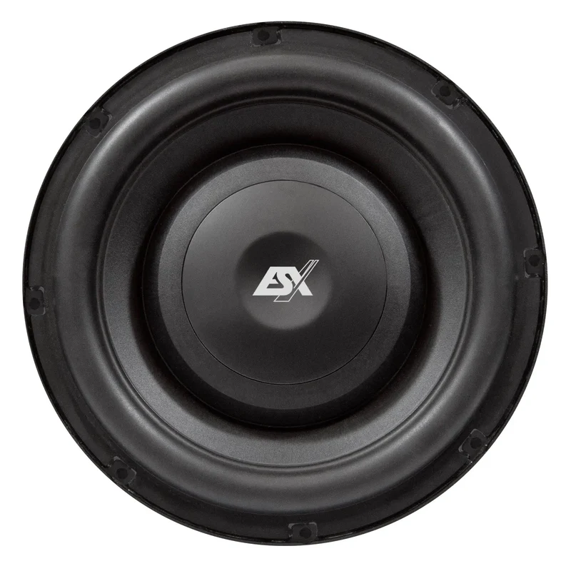 ESX QXP104 – Subwoofer 25 cm (10”) ultra-plat avec protection