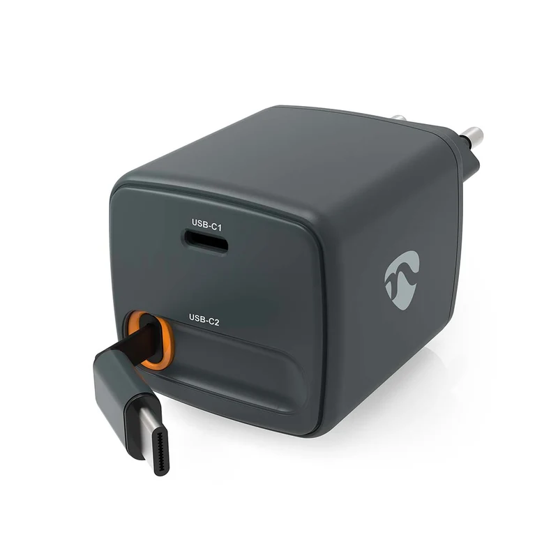 Oplader 30W - Met intrekbare kabel - GaN