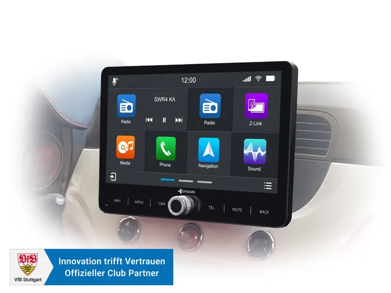 DYNAVIN D9-UNI101 Premium – Autoradio Android 1 DIN 10,1″ avec DSP, Head-Up Display, CarPlay & Android Auto