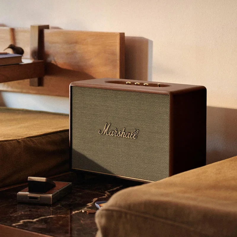 Enceinte portable sans fil Bluetooth, Marshall WOBURN III-BR - Brun