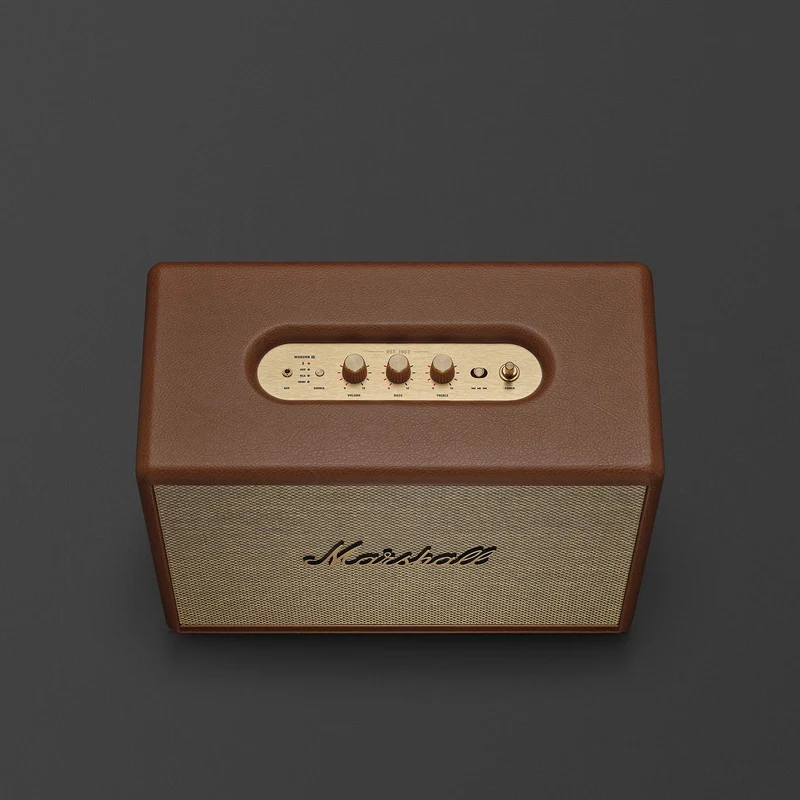 Enceinte portable sans fil Bluetooth, Marshall WOBURN III-BR - Brun