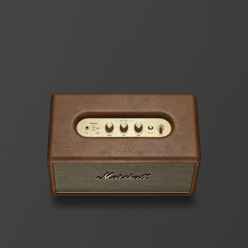 Enceinte portable sans fil Bluetooth, Marshall STANMORE III-BR - Brun