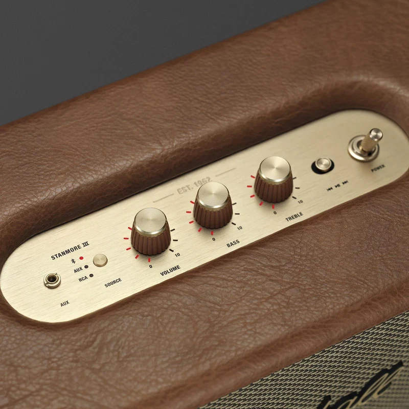 Enceinte portable sans fil Bluetooth, Marshall STANMORE III-BR - Brun