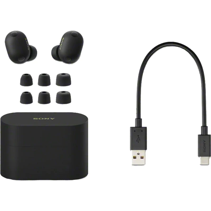 Écouteurs intra-auriculaires sans fil à réduc. de bruit Sony WF-1000XM6 - Noir