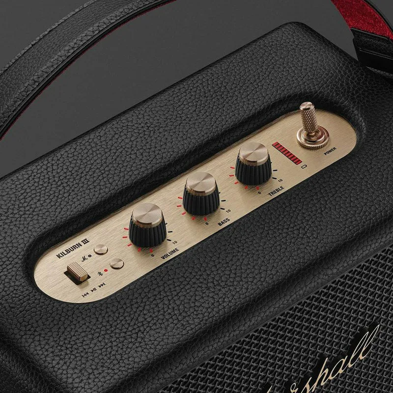 Enceinte portable sans fil Bluetooth, Marshall KILLBURN III-BK - Noir