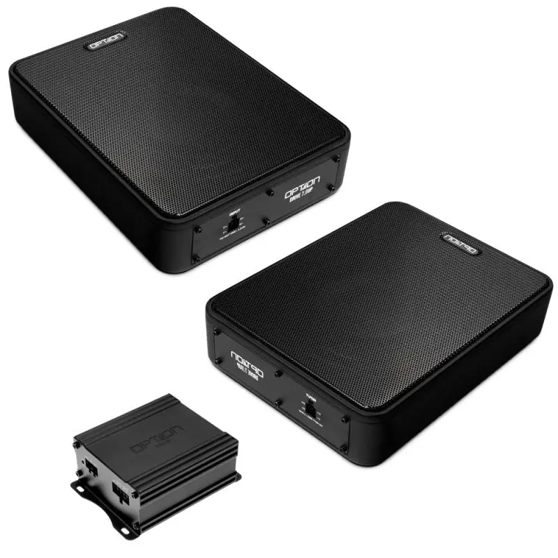 OPTION SUB-147 Drive7.6UP + AIR-2 – Subwoofer Upgrade Dacia Jogger & Sandero Plug & Play
