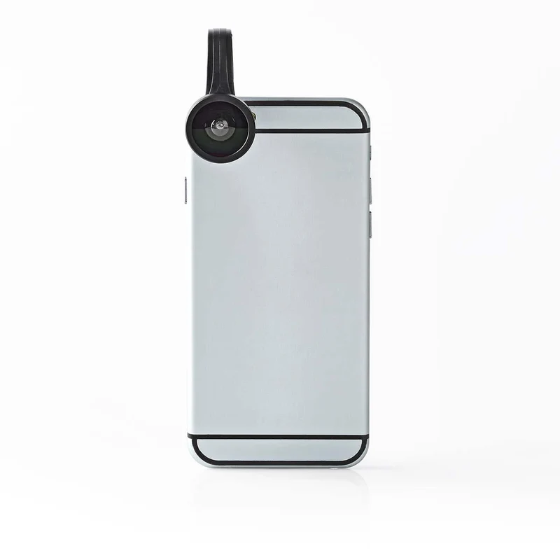 Set Cameralenzen Apparaat: Smartphone / Tablet - 3-in-1 - Type lens: Brede Hoek / Macro / Visoog