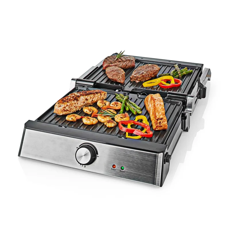 Contact Grill 2000W - 29 x 23 cm - Regelbare temperatuur