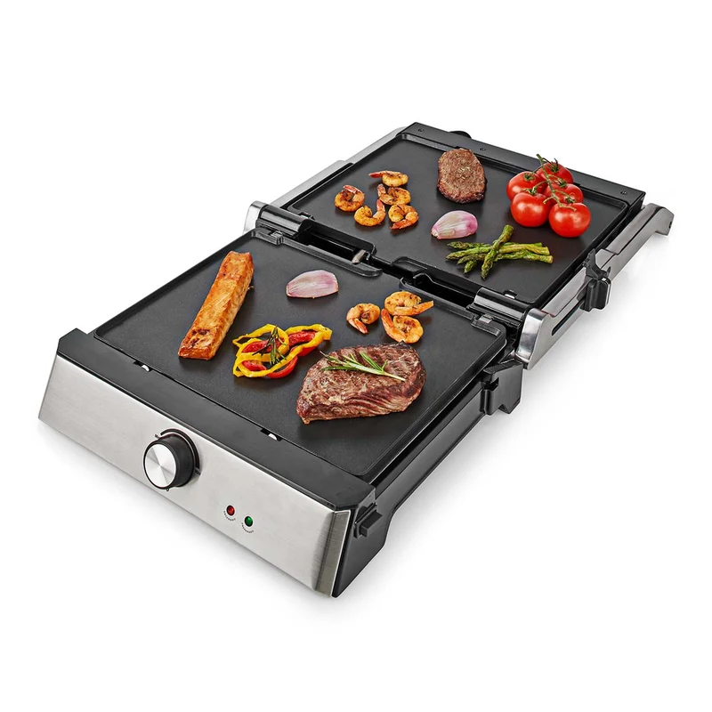 Contact Grill 2000W - 29 x 23 cm - Regelbare temperatuur