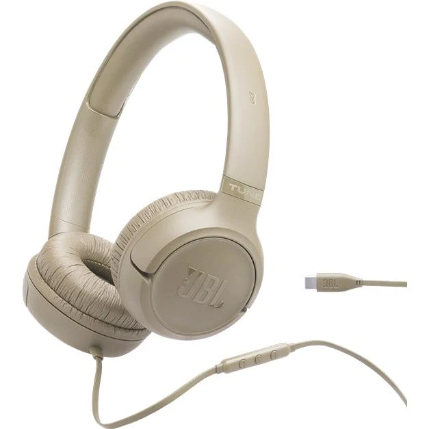 Casque supra-auriculaire filaire USB-C. JBL Tune 530C - Beige
