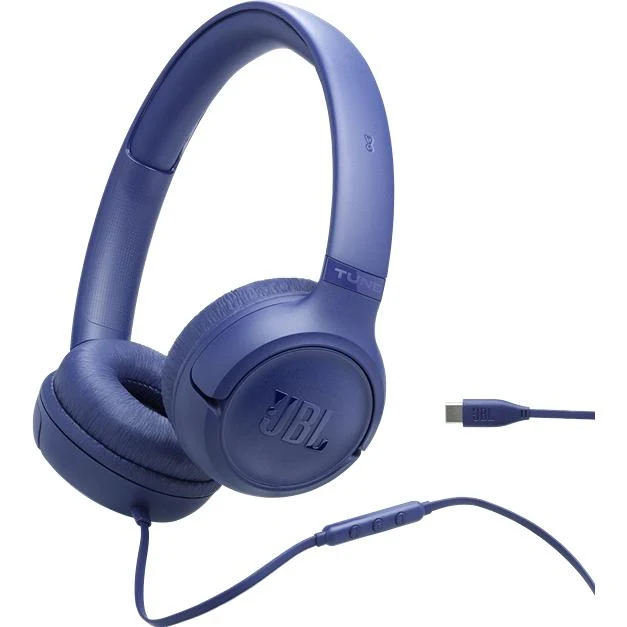 Casque supra-auriculaire filaire USB-C. JBL Tune 530C - Bleu