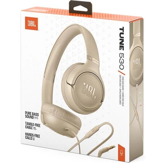 Casque supra-auriculaire filaire. JBL Tune 530 - Beige