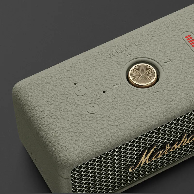 Enceinte portable sans fil Bluetooth, Marshall EMBERTON III-BLU - Bleu