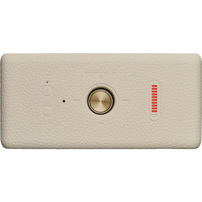 Enceinte portable sans fil Bluetooth, Marshall EMBERTON III-CRM - Creme