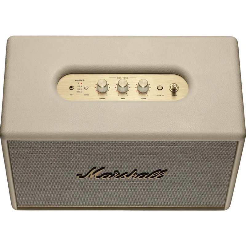 Enceinte portable sans fil Bluetooth, Marshall WOBURN III-CRM - Creme