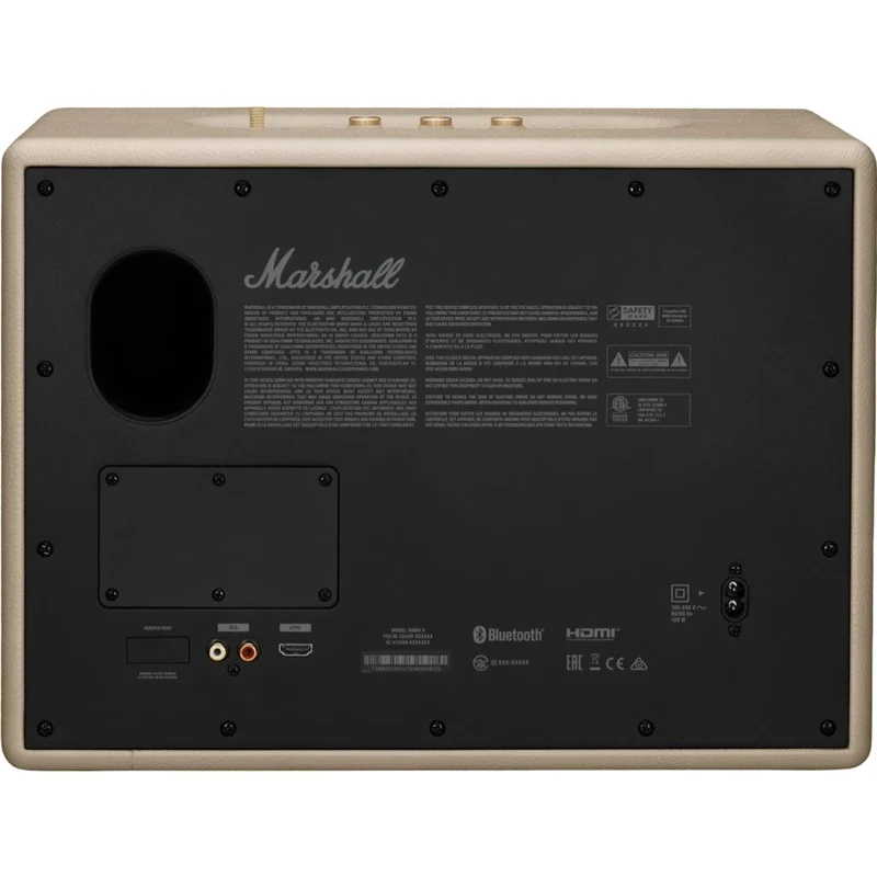 Enceinte portable sans fil Bluetooth, Marshall WOBURN III-CRM - Creme