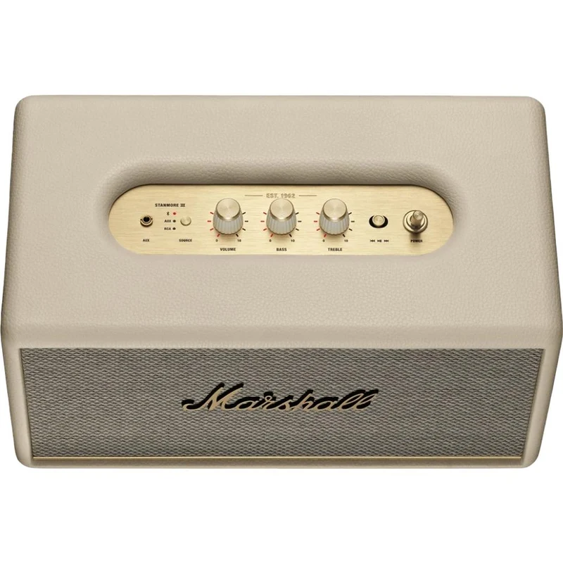 Enceinte portable sans fil Bluetooth, Marshall STANMORE III-CRM - Creme