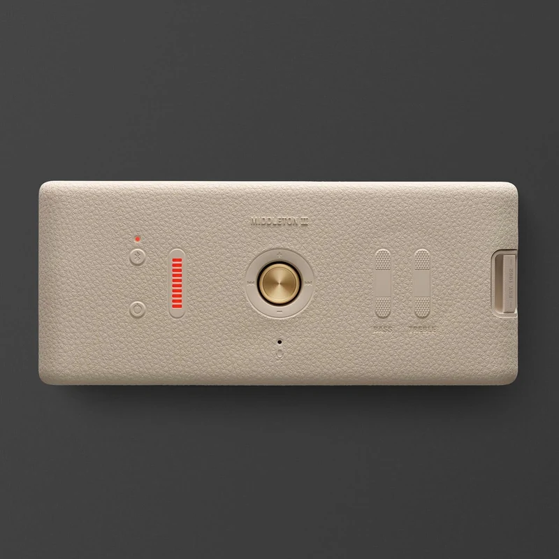 Enceinte portable sans fil Bluetooth, Marshall MIDDLETON II-CRM - Creme