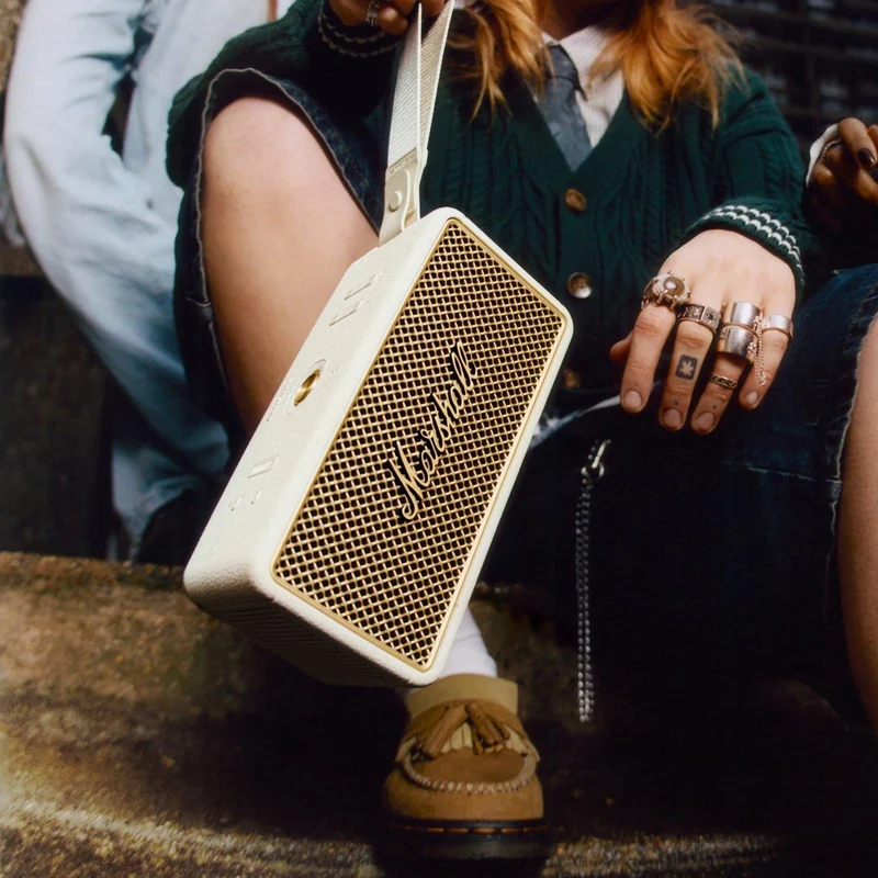 Enceinte portable sans fil Bluetooth, Marshall MIDDLETON II-CRM - Creme