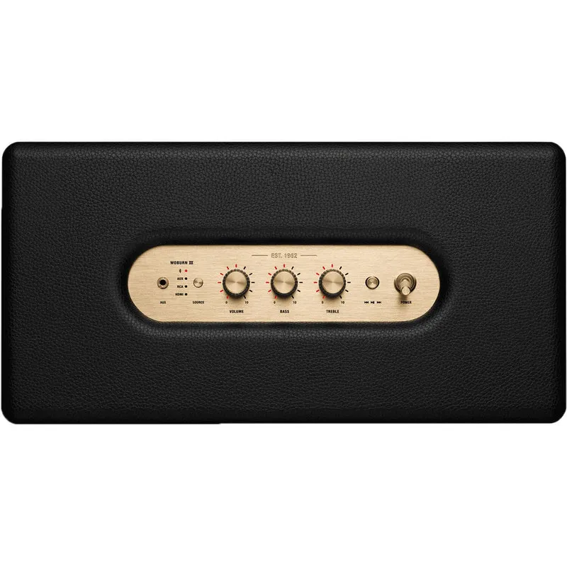 Enceinte portable sans fil Bluetooth, Marshall WOBURN III-BK - Noir